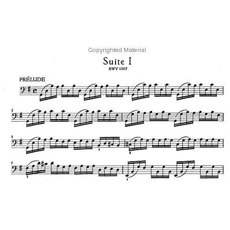 partition bach suites violoncelle