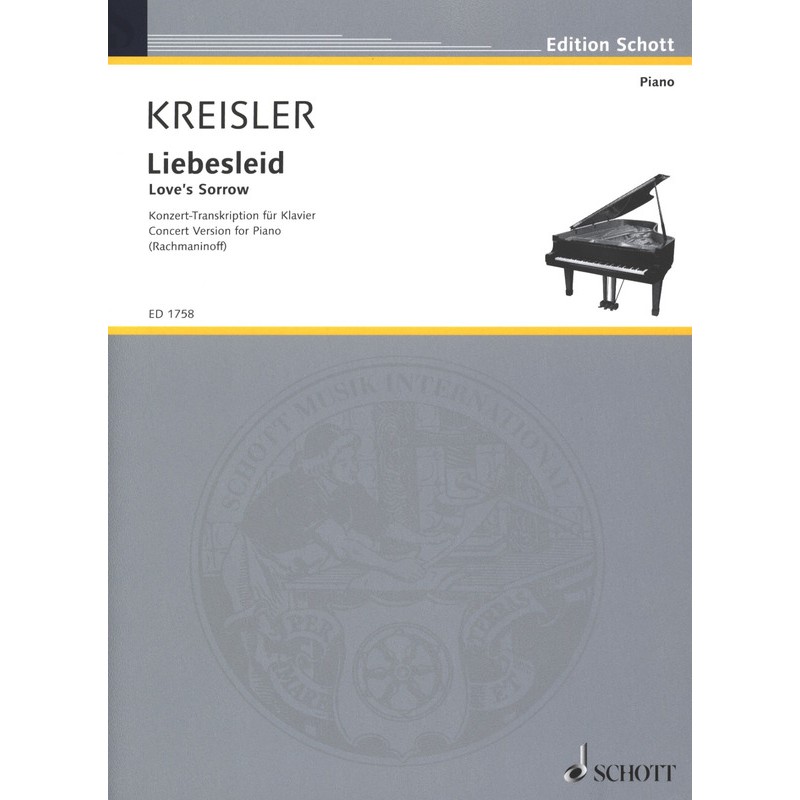 partition liebesleid version rachmaninoff