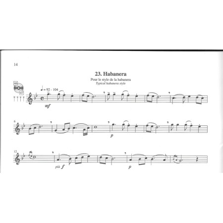partition cartes postales de verdier pour flute couverture