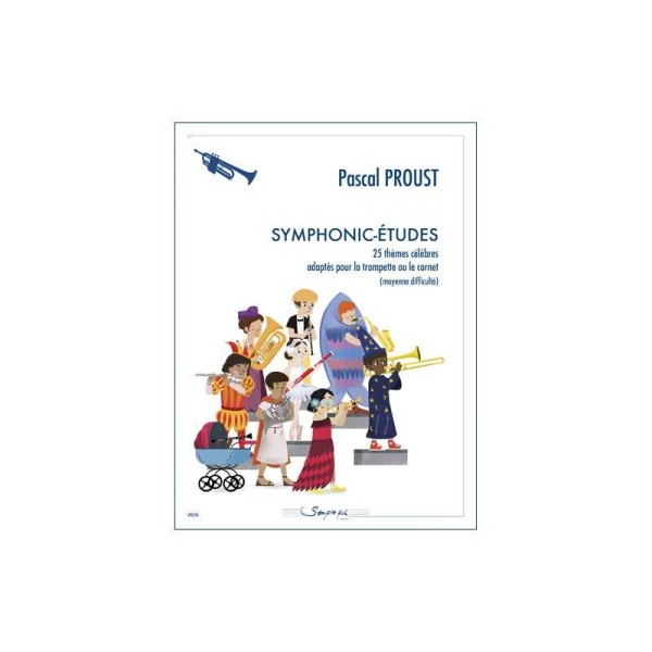 partition symphonic etudes pour trompette couverture