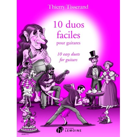 partition tisserand 10 duos faciles pour guitare