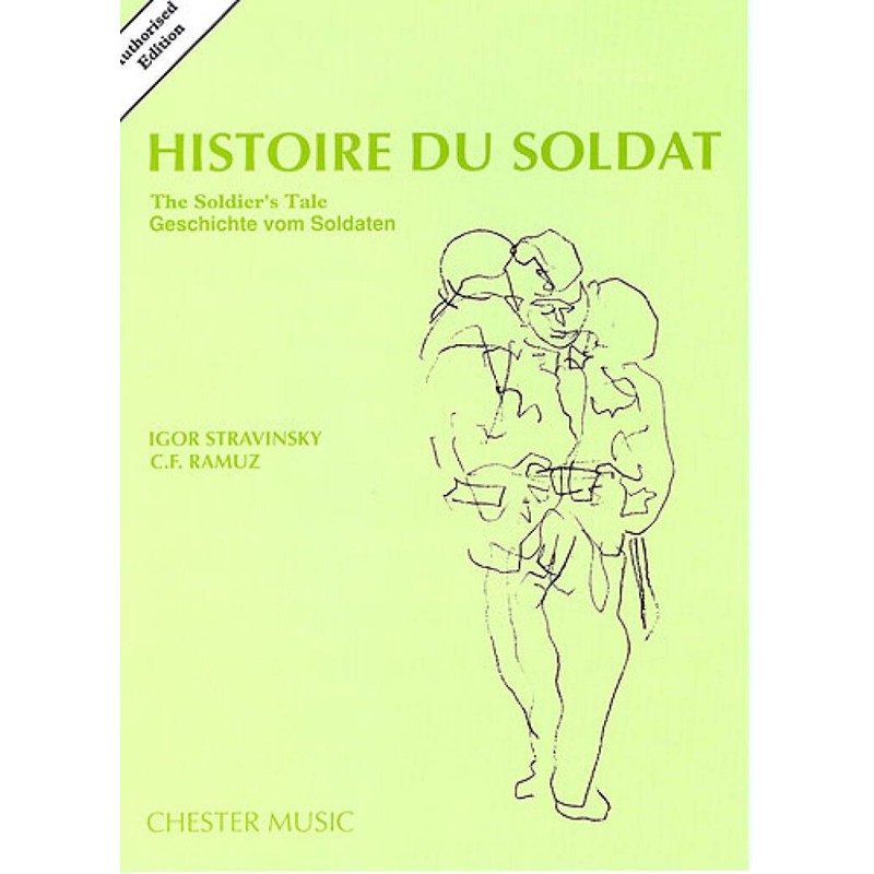 conducteur de l'histoire du soldat couverture