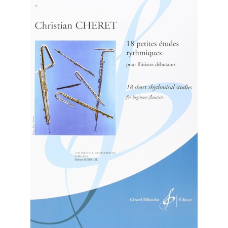 partition 18 petites etudes rythmiques christian cheret