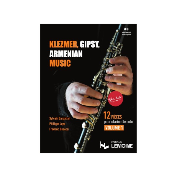 partition klezmer gipsy armenian music clarinette couverture