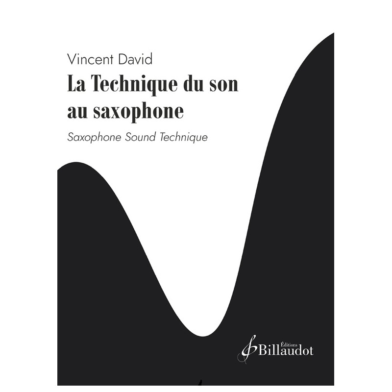partition la techique du son au saxophone couverture