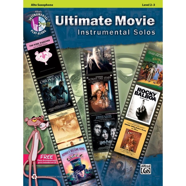 partition de musiques de films pour saoxphone couverture
