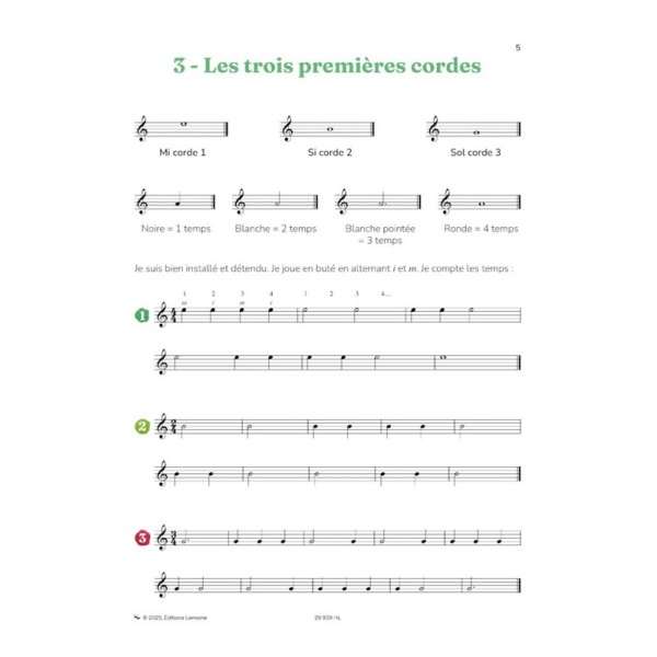 De Kermadec methode de guitare volume 1 partition extrait