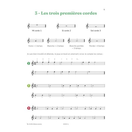 De Kermadec methode de guitare volume 1 partition extrait