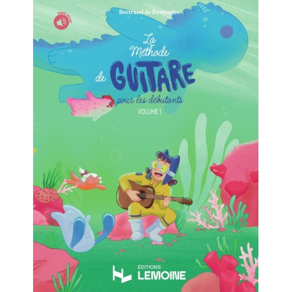 De Kermadec methode de guitare volume 1 partition couverture