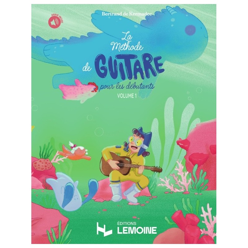 De Kermadec methode de guitare volume 1 partition couverture