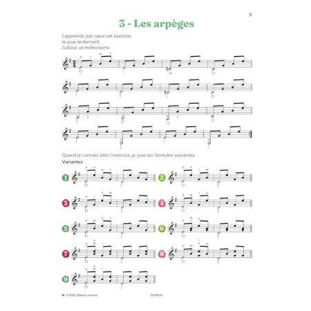 bertrand de kermadec methode de guitare debutants volume 2