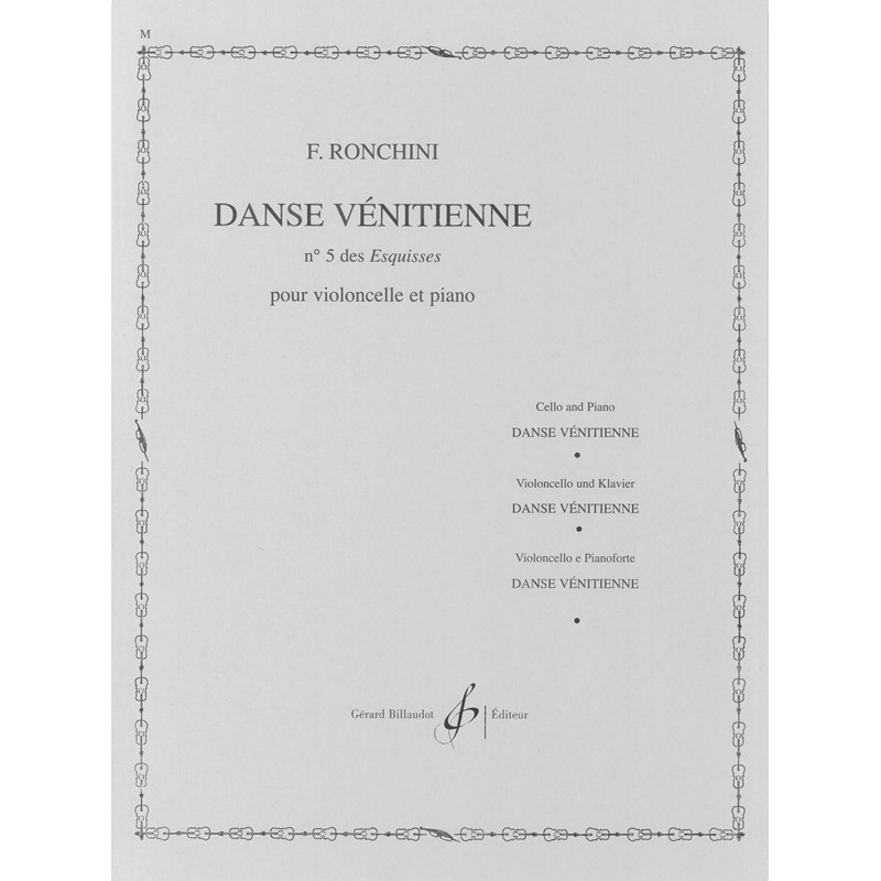 partition danse venitienne de ronchini