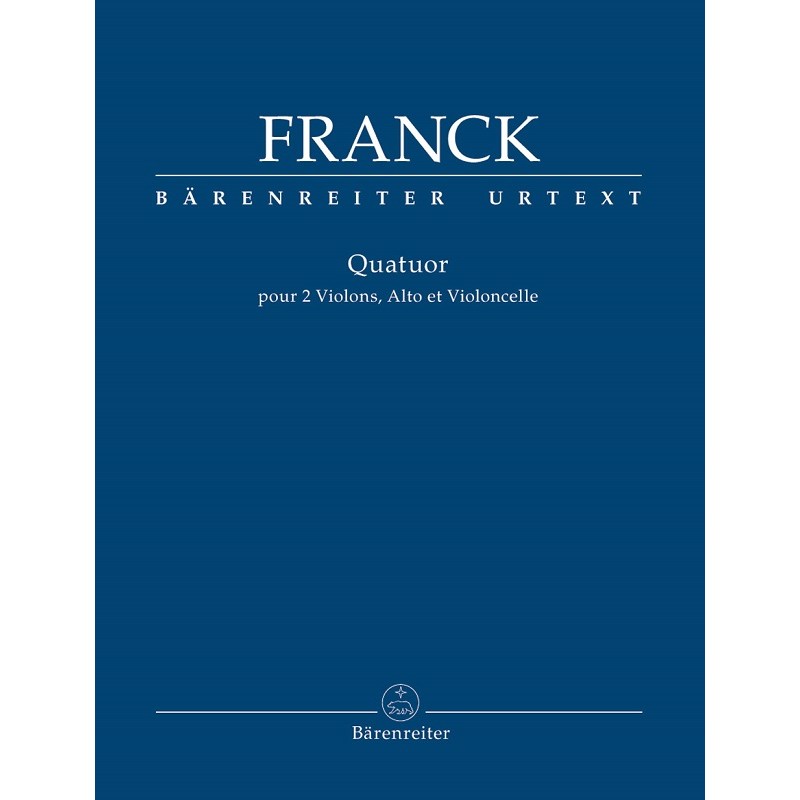 partition cesar franck quatuor a cordes couverture