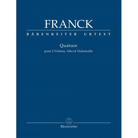 partition cesar franck quatuor a cordes couverture