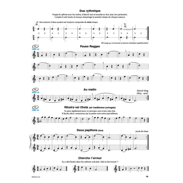 methode ecouter lire jouer flute volume 1 extrait