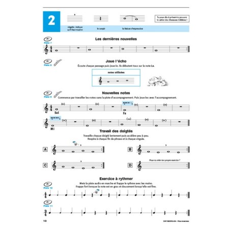 methode ecouter lire jouer flute volume 1 extrait
