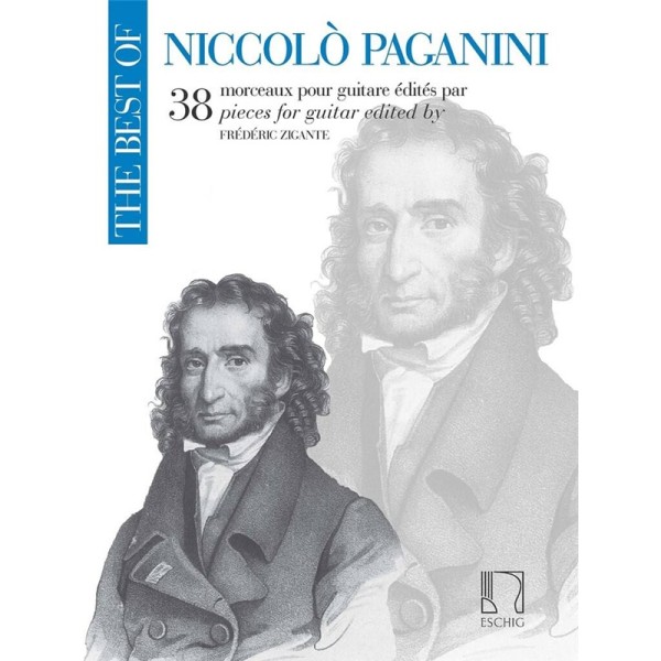 partition guitare the best of niccolo paganini couverture