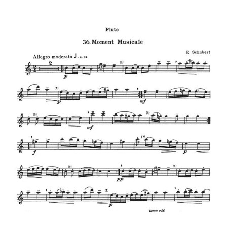 partition moyse forty little pieces extrait