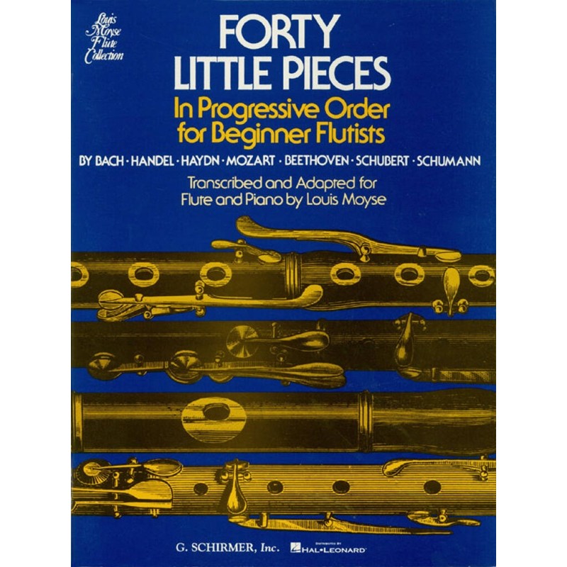 partition moyse forty little pieces couverture