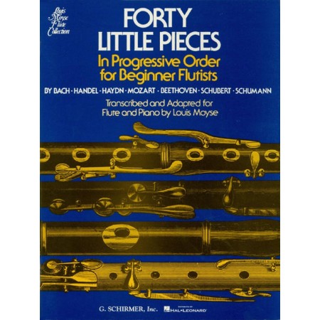 partition moyse forty little pieces couverture