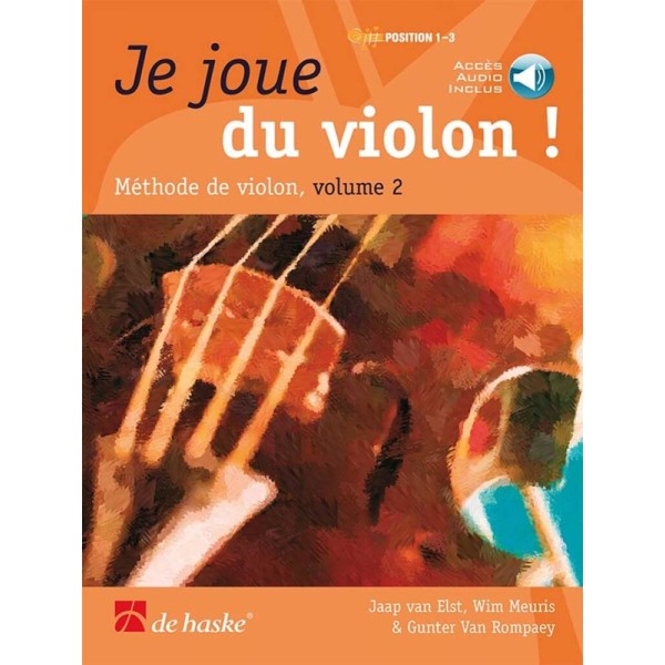 methode de violon de haske je joue du violon volume 2 couverture