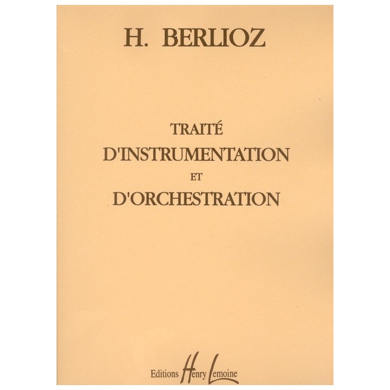 traité d'orchestration de berlioz