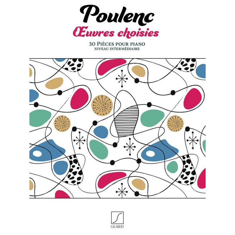 partition poulenc oeuvres choises pour piano