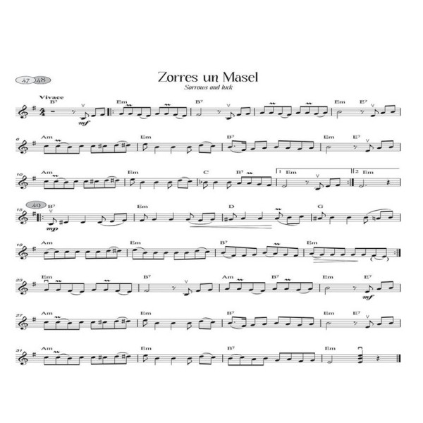 partition violon all time klezmers de haske