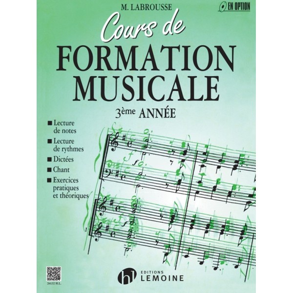 cours de formation musicale 3e annee de labrousse partition