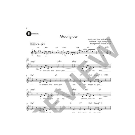 jazz ballads partition imprimée clarinette extrait