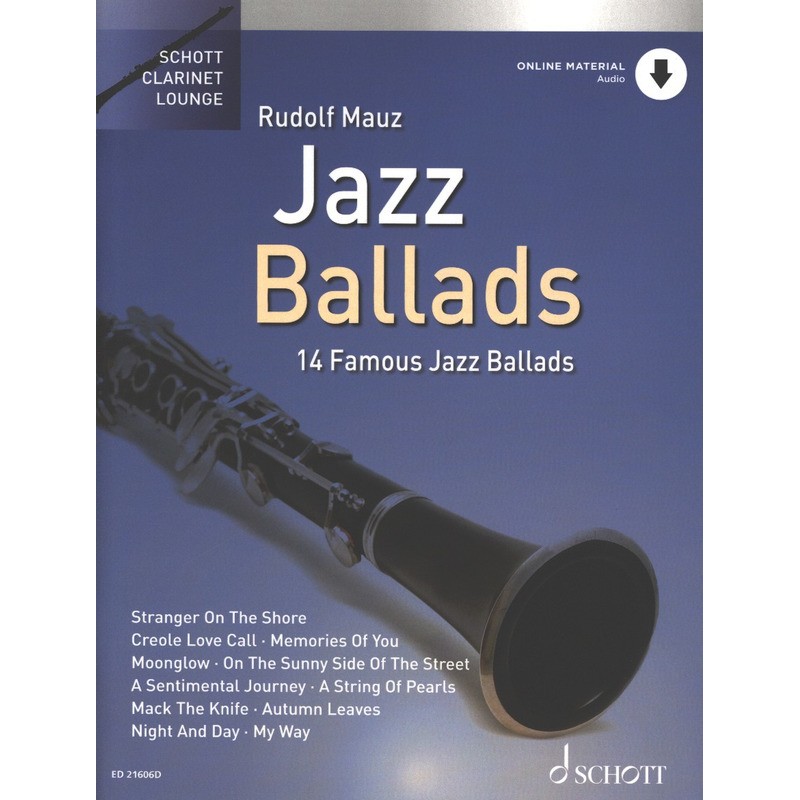 jazz ballads partition imprimée clarinette couverture