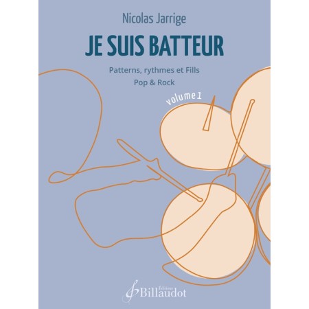 partition je suis batteur volume 1 couverture