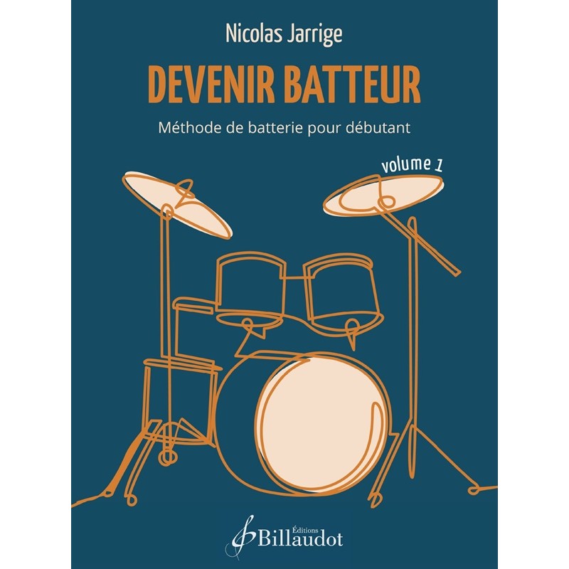 partition devenir batteur volume 1 couverture