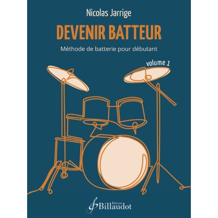 partition devenir batteur volume 1 couverture