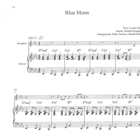 partition jazz ballads saxophone alto
