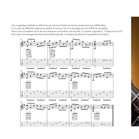 partition coup de pouce songbook guitare volume 1