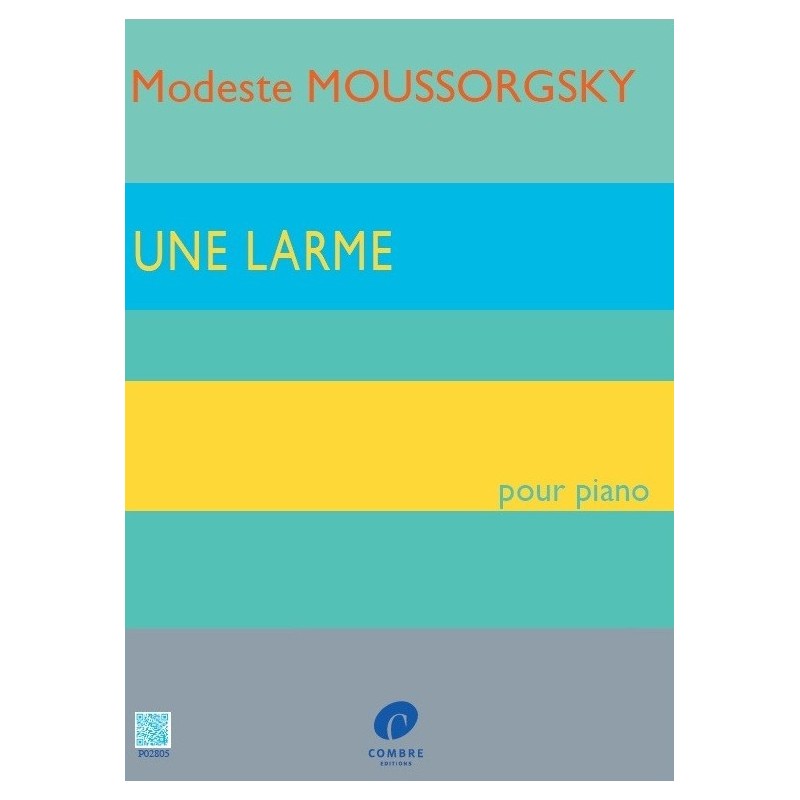 partition une larme de moussorgsky