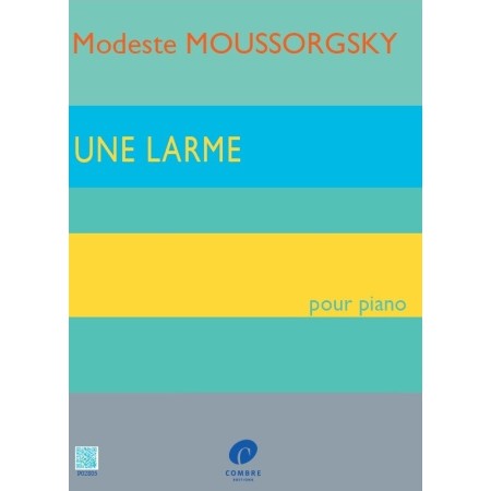 partition une larme de moussorgsky