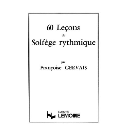 manuel 60 lecons de solfege rythmique