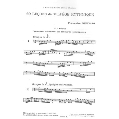 manuel 60 lecons de solfege rythmique