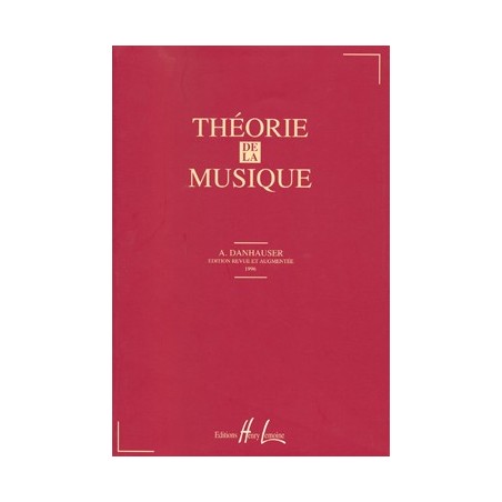 Danhauser Théorie de la musique partition Avignon