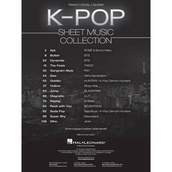 partition kpop sheet music collection