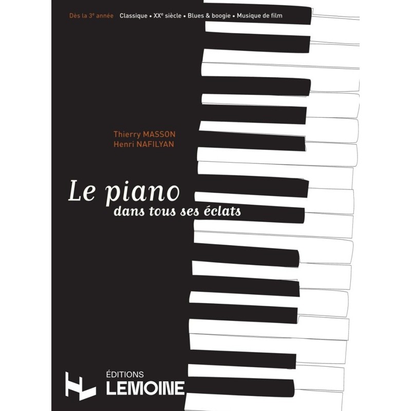 partition le piano dans tous ses eclats