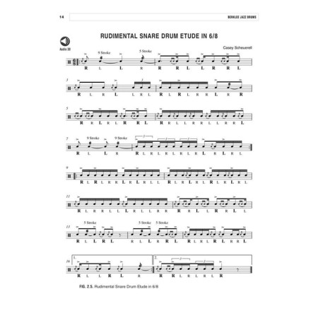 partition berklee jazz drums extrait