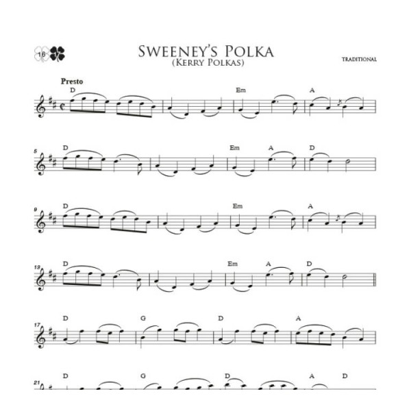 partition irish melodies for soprano recorder extrait