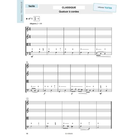 l'écriture musicale à travers les styles realisations extrait