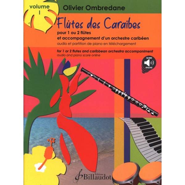 partition flutes des caraibes volume 1 couverture