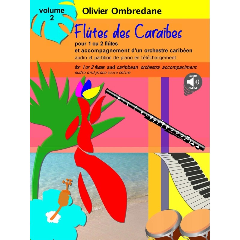 partition flutes des caraibes volume 2 couverture