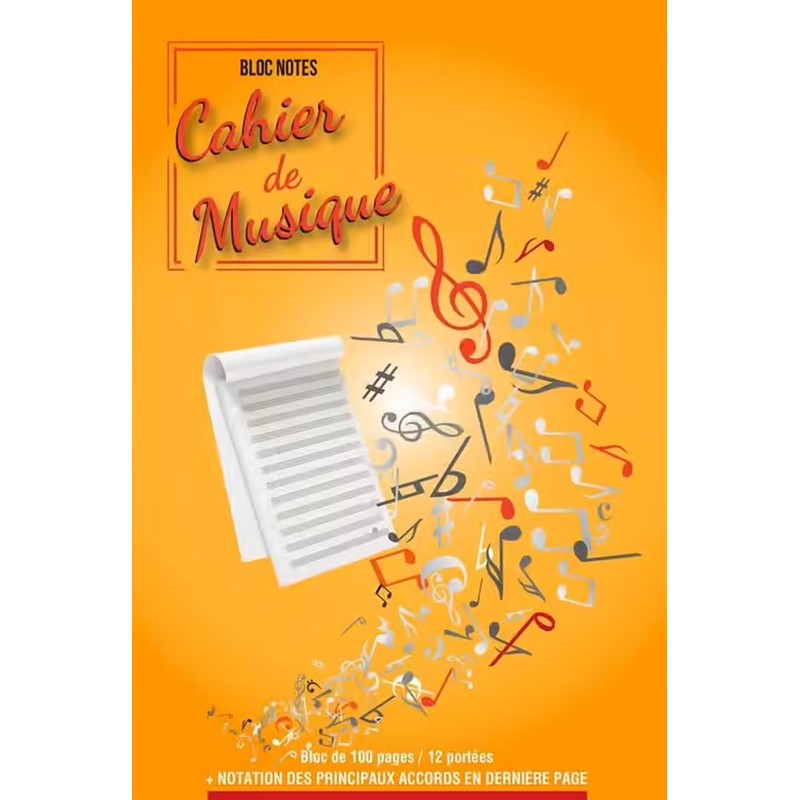 bloc de papier à musique avignon