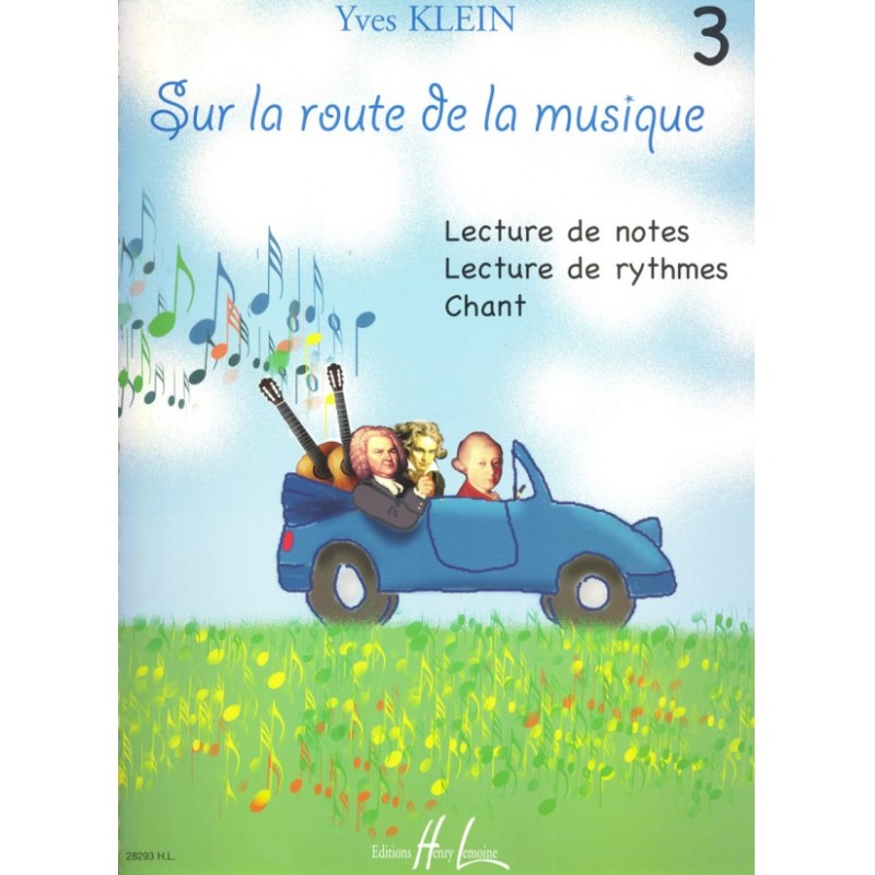 partition sur la route de la musique volume 3 couverutre